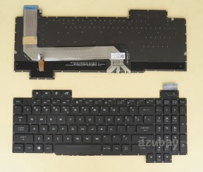 US UI English Keyboard for ASUS ROG Strix SCAR Edition GL503VD GL503VM RGB Backlight, Black