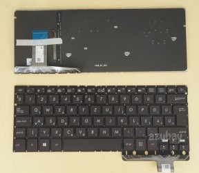 Hungarian Billentyűzet Keyboard for Laptop ASUS ZenBook UX330UA U3000UA, Backlit, Black