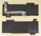 azubay.com
Arabic AR Keyboard for Laptop ASUS FX503 FX503VD FX503VM, Red Backlight, Black