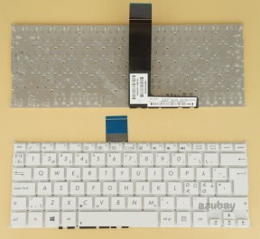 Scandinavian Nordic SD FI DK NW Keyboard for Laptop Asus F200CA F200LA F200MA White