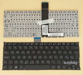 Slovenian SL Croatian Keyboard for Laptop Asus F200CA F200LA F200MA R202CA Black