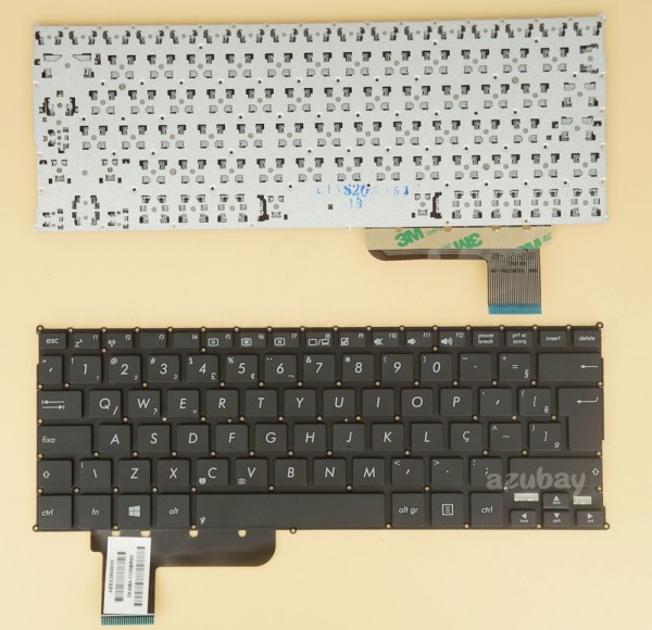 BR Portuguese Teclado Keyboard For Asus Vivobook E200H E200HA E205SA F201E Black