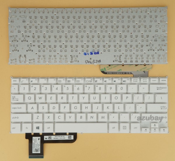 US UI English Keyboard for Asus Vivobook E200H E200HA E205SA F201E F202E White