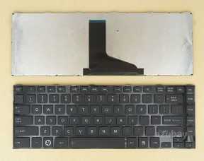 US UI English Keyboard for Toshiba Satellite C800 C800D C805 C805D C840 Black with Frame