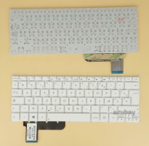 French Keyboard AZERTY Français Clavier for Asus Vivobook E200H E200HA E205SA White