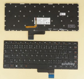 Czech Slovak Keyboard klávesnice For Lenovo Yoga 2 13, Yoga 3 14 Black with Backlit