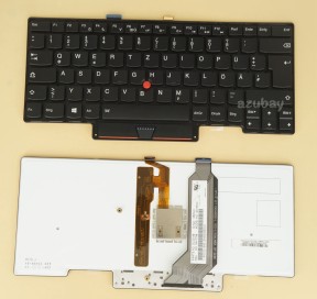 German Keyboard DE QWERTZ Deutsche Tastatur for Lenovo Thinkpad X1 Carbon 1St Gen 2013 ( Type 34xx) 00HT050 04X0458 04Y2965 04Y0798 04X3613 00HT012, Backlit, No Frame