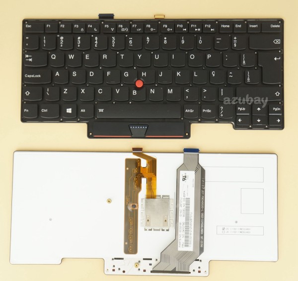 BR Portuguese Teclado Keyboard For Lenovo Thinkpad X1 Carbon 1St Gen 2013 ( Type 34xx), Backlit, No Frame