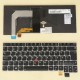 Swedish Finnish tangentbord Keyboard For Lenovo Thinkpad T460S (Type 20F9 20FA) Backlit, Black with Silver Frame