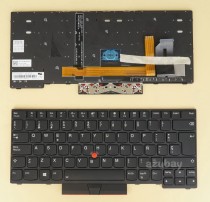 Spanish Keyboard Español Teclado For Lenovo Thinkpad T490 (20N2 20N3), E490 ( 20N8 20N9), E495 ( 20NE), T495 ( 20NJ 20NK), L390 ( 20NR 20NS), L390 Yoga ( 20NT 20NU), L490 ( 20Q5 20Q6), 01YP530 01YP450 01YP370 01YP290, Black Frame, Backlit