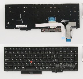 Japanese JP JA Keyboard for Lenovo Thinkpad Lenovo Thinkpad L580 (Type 20LW 20LX) Black with Black Frame
