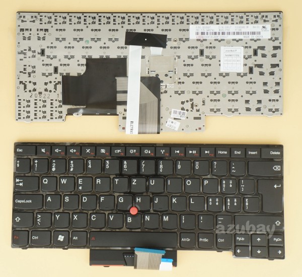 Swiss QWERTZ Tastatur Keyboard For Lenovo Thinkpad E330 E335 E430 E430c E430s Black