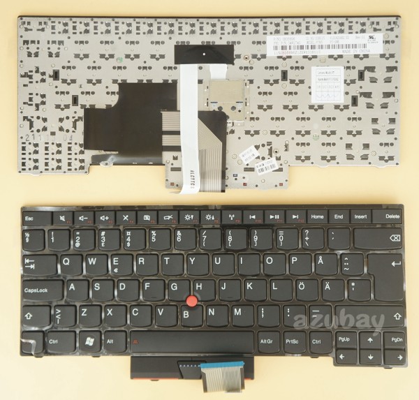 Swedish Finnish tangentbord Keyboard For Lenovo Thinkpad E330 E335 E430 E430c Black