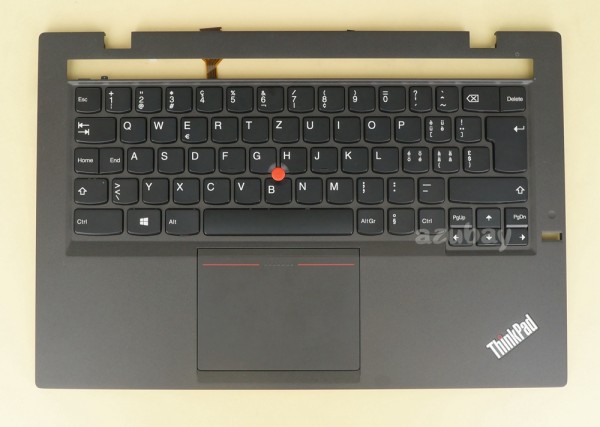 Swiss German CH SW QWERTZ Schweiz Tastatur Keyboard with Palmrest Case Top Case Cover for Lenovo Thinkpad X1 Carbon Gen 2nd 2014 (Type 20A7, 20A8) 04X6552 04X6515 00HM027 04X6589, Backlit, Black