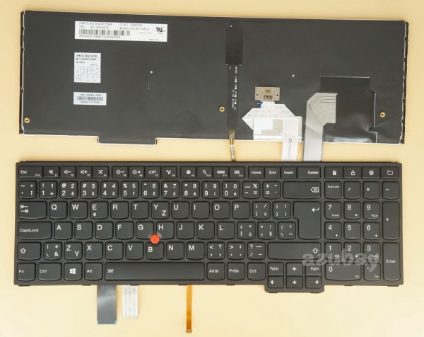 Czech Keyboard česká klávesnice for Lenovo Thinkpad Yoga 15 ( Type 20DQ 20DR) Backlit, Black with Frame