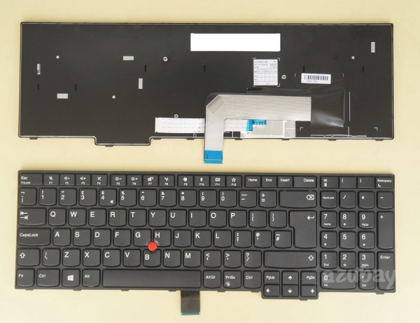 UK Keyboard for Lenovo Thinkpad 01AX189 01AX229 01AX149, Black
