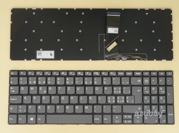 Swiss German CH SW QWERTZ Schweiz Tastatur Keyboard for Lenovo Ideapad 320-15abr, 320-15abr Touch, 320-15ast, 320-15iap, 320-15ikb, 320-15ikb Touch, 320C-15ikb, 320E-15ikb, 320H-15ikb, 320L-15ikb, 320R-15ikb, 320-15isk, 320E-15isk, 320H-15isk, 320L-15isk, 320R-15isk, 330-15ikb, 330-15ikb Touch, 330E-15ikb, 330H-15ikb, 330L-15ikb, 330R-15ikb, 520-15ikb, SN20M63115, Gray