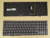 US UI English Keyboard for Lenovo IdeaPad 720s-15ikb (Type 81AC), 720S touch-15ikb (Type 81CR), SN20P24117, Backlit, Gray, No Frame