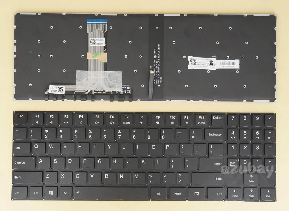 Azubay US UI English Keyboard for Lenovo Legion Y530 Y530