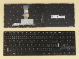 Azubay.com Czech Slovak Keyboard česká klávesnice Slovenská klávesnica for Lenovo Legion Y530 Y530-15ICH Y530-15ICH-1060 Y7000P Y7000P-1060, White backlight