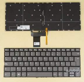 Latin LAS Spanish Keyboard LA Teclado for Lenovo Ideapad Yoga 720-13IKB (Type 80X6, 81C3), SN20M61429,  Backlit, Gray