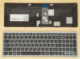 Azubay.com Russian Keyboard RU русский Клавиатура for Lenovo Ideapad Flex 15 15D, G500S, G500S Touch, G505S, G510S, G510S Touch, S500, S500 Touch, S510P, S510P Touch, Z510, 25213632 25213662 25213602, with Silver Frame