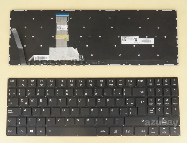 Latin LAS Spanish Keyboard LA Teclado for Lenovo Legion Y720-15IKB (Type 80VR, 81CQ), SN20M27282, RGB Backlight