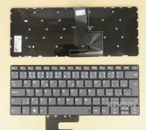 Czech Keyboard česká klávesnice for Lenovo Ideapad 320-14ast, 320-14iap, 320-14ibk, 320-14isk, 320e-14ibk, 320e-14isk, 320h-14ibk, 320h-14isk, 320l-14ibk, 320l-14isk, 320r-14ibk, 320r-14isk, 320s-14ikb, b320-14ikb, 320s-15abr, 320s-15ast, 320s-15ikb, 320s-15isk, 520s-14ikb, SN20M61856, Gray, No Frame