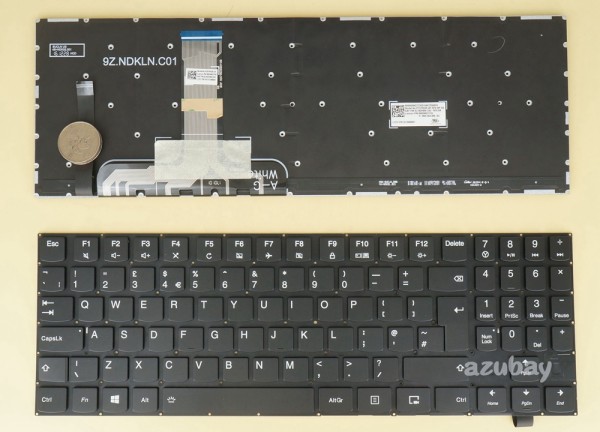UK GB British Keyboard for Lenovo Legion Y720-15IKB (Type 80VR, 81CQ), SN20M27335, RGB Backlight