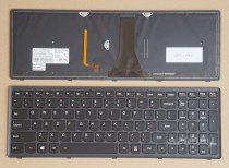 US UI English Keyboard for Lenovo Ideapad Flex 15 ( Type 20309, 80C5 ), 25214140, T6E2B-US, AEST7U01210, 9Z.NAFBQ.G01, NSK-BMGBQ, Backlit, Black with Frame