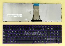 Latin LAS Spanish Keyboard LA Teclado for Lenovo b50-30, b50-30 Touch, b50-45, b50-70, b50-80, b51-30, b51-35, b51-80, b70-80, b71-80, e50-70, e50-80, e51-80, g50-30, g50-45, g50-70, g50-70m, g50-80, g50-80 Touch, g70-35, g70-70, g70-80, m50-70, m50-80, z50-70, z50-75, z51-70, z70-80, with Purple Frame