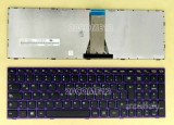 Azubay.com   Latin LAS Spanish Keyboard LA Teclado for Lenovo Ideapad 300-15ibr 300-15isk 300-17isk 305-15abm 305-15ibd 305-15iby 305-15ihw 500-15acz 500-15isk, with Purple Frame