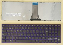 Spanish Keyboard SP Español Teclado for Laptop Lenovo b50-30, b50-30 Touch, b50-45, b50-70, b50-80, b51-30, b51-35, b51-80, b70-80, b71-80, e50-70, e50-80, e51-80, g50-30, g50-45, g50-70, g50-70m, g50-80, g50-80 Touch, g70-35, g70-70, g70-80, m50-70, m50-80, z50-70, z50-75, z51-70, z70-80, with Purple Frame