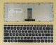 Thai TH & US Keyboard แป้นพิมพ์ภาษาไทย for Lenovo B40-30 B40-45 B40-70 B40-80 B41-30 B41-35 B41-80 E41-80 G40-30 G40-45 G40-70 G40-70M G40-80 G41-35 M41-80 Z40-70 Z40-75 Z41-70, Flex 2 14, Flex 2-14D, Ideapad 300-14IBR 300-14ISK 305-14IBD 500-14ACZ 500-14ISK, 25215105 25215165 25215135With Silver Frame