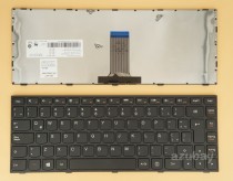 Latin LAS Spanish Keyboard LA Teclado for Lenovo B40-30 B40-45 B40-70 B40-80 B41-30 B41-35 B41-80 E41-80 G40-30 G40-45 G40-70 G40-70M G40-80 G41-35 M41-80 Z40-70 Z40-75 Z41-70, Flex 2 14, Flex 2-14D, Ideapad 300-14IBR 300-14ISK 305-14IBD 500-14ACZ 500-14ISK, 25214517 25214547 25215197, Black with Frame