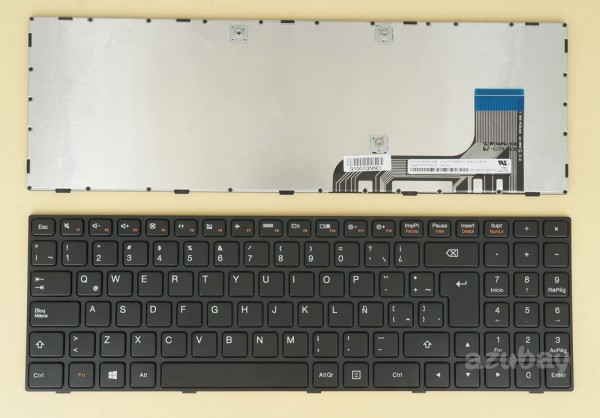 Latin LAS Spanish Keyboard LA Teclado for Lenovo ideapad 100-15IBY ( Type 20564, 20644, 80MJ, 80R8), B50-10 ( Type 80QR), 5N20J30744, Black