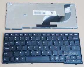 US UI English Keyboard for Lenovo ideapad Yoga 11S (Type 20246 80AB), S210 ( Type 20256 80AN), Black S210 Touch ( Type 20257, 80AQ), S215 ( Type 20258 80AR), Flex 10 ( Type 20324, 80CR), S21e-20 ( Type 20552, 80M4), S20-30 ( Type 20421, 80GW), S20-30 Touch (Type 20434, 80GX), 25210801, 25210861, 25210831, Black with Frame