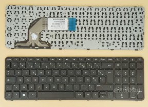French Keyboard AZERTY Français Clavier for HP Home 15-r078nf 15-r087nf 15-r103nf 15-r104nf 15-r106nf 15-r107nf 15-r112nf 15-r117nf 15-r119nf 15-r125nf 15-r127nf 15-r128nf 15-r130nf 15-r132nf 15-r134nf 15-r138nf 15-r139nf 15-r145nf 15-r148nf 15-r152nf 15-r154nf 15-r201nf 15-r202nf 15-r203nf 15-r207nf 708168-051 719853-051 749658-051, with Black Frame