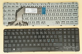 Scandinavian Nordic Danish Norwegian Swedish Finnish Keyboard Dansk tastatur Norsk tastatur Suomi näppäimistö Svensk tangentbord for HP Pavilion 720670-DH1 725365-DH1 R68 SG-59900-79A, Black with Frame
