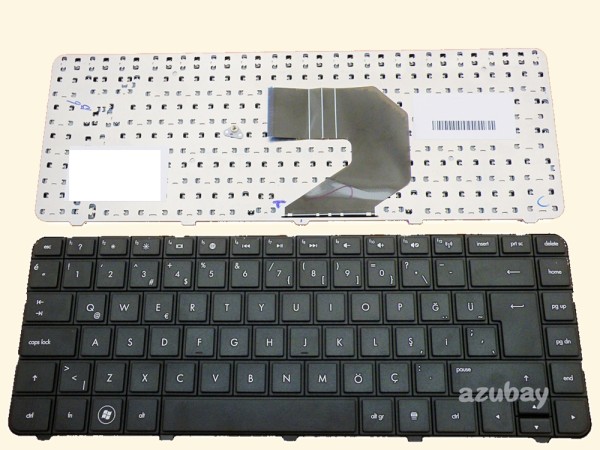 Turkish Keyboard TR Türkçe klavye for HP 430, 431, 435, 436, 450, 455, 630, 631, 635, 636, 650, 655, 240 G1, 245 G1, 246 G1, 250 G1, 255 G1, Domestic 1000, Home 1000, Home 2000-100, 2000-200, 2000-300, 2000-400, Presario CQ43 CQ57 CQ58, CQ45-700 CQ45-800 CQ45-900 CQ45-D00 CQ45-M00, Pavilion G4-1000, G6-1000 Series, Black