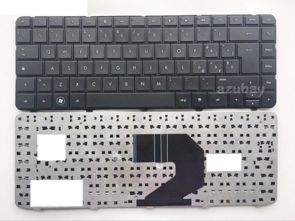 Italian Keyboard IT Tastiera Italiana for HP 430, 431, 435, 436, 450, 455, 630, 631, 635, 636, 650, 655, 240 G1, 245 G1, 246 G1, 250 G1, 255 G1, Domestic 1000, Home 1000, Home 2000-100, 2000-200, 2000-300, 2000-400, Presario CQ43 CQ57 CQ58, CQ45-700 CQ45-800 CQ45-900 CQ45-D00 CQ45-M00, Pavilion G4-1000, G6-1000 Series, Black