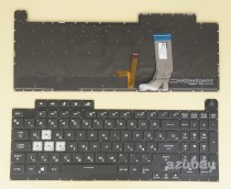 Hungarian Keyboard Magyar HG HU QWERTZ Billentyűzet for ASUS ROG Strix SCAR III G731GT G731GU G731GV G731GW V185062BE1 HG, Normal RGB Backlight, Black