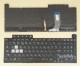 Hebrew Keyboard Israel HE HB מקלדת עברית for ASUS ROG Strix SCAR III G731GT G731GU G731GV G731GW, Normal RGB Backlight, Black