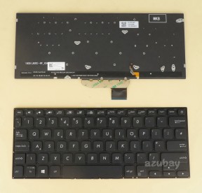 UK GB British Keyboard for Asus Vivobook S430FA S430FN S430UA S430UF S430UN X430FA X430FN X430UA, Backlit, Black