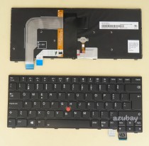 Portuguese Keyboard PT Português Teclado for Lenovo Thinkpad T460S (Type 20F9 20FA) , T470S (Type 20HF 20HG 20JS 20JT), 13 Gen 1 ( Type 20GJ 20JK), 13 Gen 2 (Type 20J1 20J2) 01EN745 01EN704, Backlit, Black with Black Frame