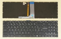 Swiss German CH SW QWERTZ Schweiz Tastatur Keyboard for Laptop MSI GF62, GF62 7RD, GF62 7RE, GF62 8RC, GF62 8RD, GF62 8RE, GF62VR, GF62VR 7RF, GF72, GF72 7RD, GF72 7RE, GF72 8RC, GF72 8RD, GF72 8RE, GF72VR, GF72VR 7RF, GP63, GP73, GS60, GS60 2PC, GS60 2PC-010CN, GS60 2PC-279XCN, GS60 2PC-450CN, GS60 2PE, GS60 2PE-280CN, GS60 2PL, GS60 2PL-006XCN, RGB Backlight, Black with Crystal Keys
