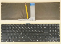 Arabic AR & US Keyboard for Laptop Laptop MSI GS72, GS72 6QC, GS72 6QD, GS72 6QE, GS73VR, GS73VR 6RF, GT62VR, GT62VR 6RD, GT62VR 6RE, GT72, GT72 2PC, GT72 2PE, GT72 2QD, GT72 2QE, GT72 6QD, GT72 6QE, GT72S, GT72S 6QD, GT72S 6QE, GT72S 6QF, GT72VR, GT72VR 6RD, GT72VR 6RE, GT73EVR, GT73VR, GT73VR 6RE, GT73VR 6RF, RGB Backlight, Black with Crystal Keys