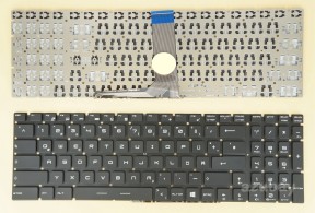 German Keyboard DE QWERTZ Deutsche Tastatur for Laptop MSI WE63, WE63 8SI, WE63 8SJ, WE73, WE73 8SJ, WE73 8SK, WS63, WS63 7RK, WS63 8SJ, WS63 8SK, WS63 8SK(vPro), WS63 8SL, WS63 8SL(vPro), WT75, WT75 8SK, WT75 8SL, WT75 8SM, MS-16J6, MS-1796, Thin 9SC, Leopard 8RE, V143422GK2, V143422GK1, Black without Backlight Board