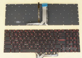 Spanish Keyboard SP Español Teclado for Laptop MSI GL72, GL62M, GL72M, GL62 7RDX, GL72 7RDX , GL62 7REX, GL62M 7RC, GL62M 7RDX, GL62M 7REX, GL62MVR 7RFX, GL62VR 7RFX, GL63 8RC, GL63 8RD, GL72 7REX, GL72M 7RDX, GL72M 7REX, GL72VR 7RFX, GL73 8RC, GL73 8RD V143422KK1, Red Backlight