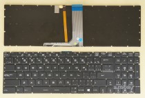 Canadian CA CF EF Keyboard for Laptop MSI V143422FK1 EF, V143422AK1 EF,  V143422EK1 EF, V143422BK2 EF, V143422BK1 EF, V143422CK2 EF, RGB Backlight, Black with Crystal Keys